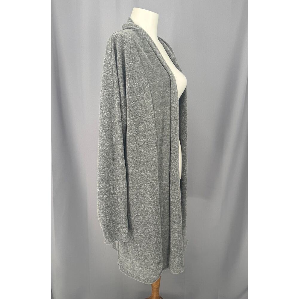 Joah Brown Gray Open-Front Cozy Cardigan - Picture 2 of 9
